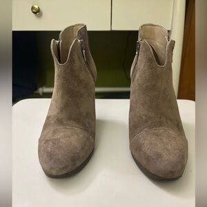 rag & bone Taupe Suede Ankle Booties